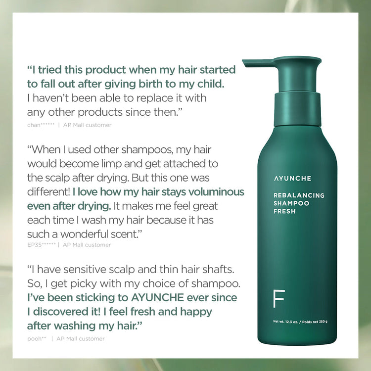 AYUNCHE REBALANCING SHAMPOO FRESH